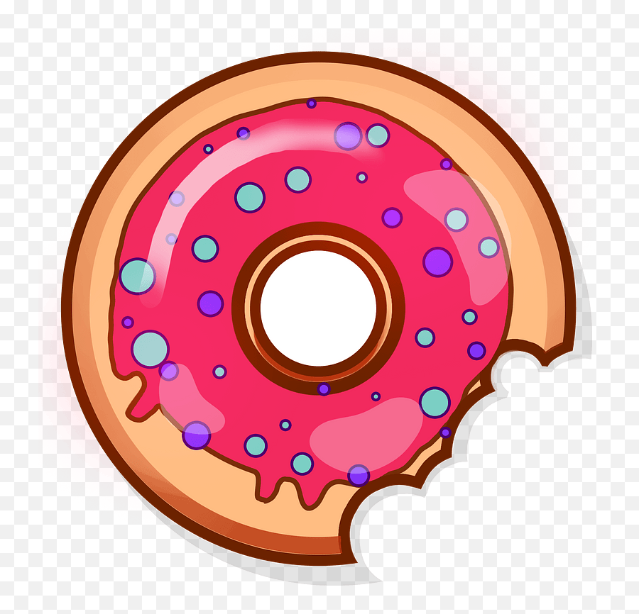 Bitten Donut Clipart Free Download Transparent Png Creazilla - Im Donuts About You,Donut Clipart Png