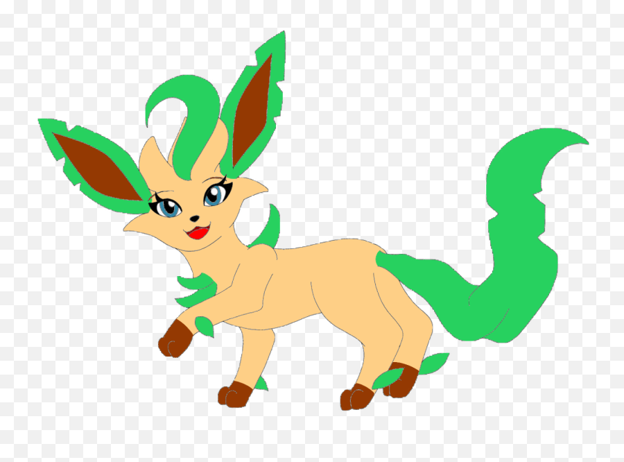 Hollyu0027s Evolution Leafeon By Legowormnoah101 - Fur Animal Figure Png,Leafeon Png