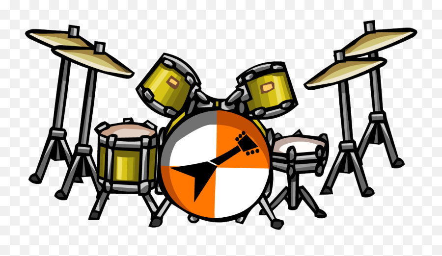 Cartoon Drum Set Png - Clip Art Library Drum Set Cartoon Png,Drum Set Png