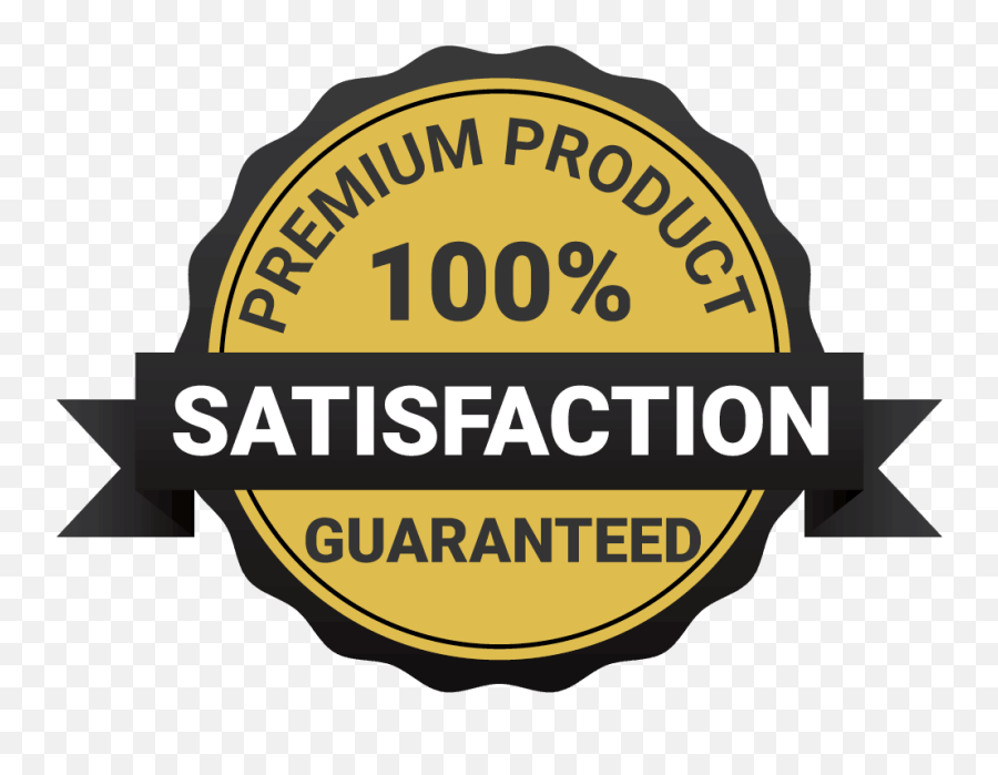 Download 100 Satisfaction Guarantee - Label Png Image With Big,Satisfaction Guaranteed Png