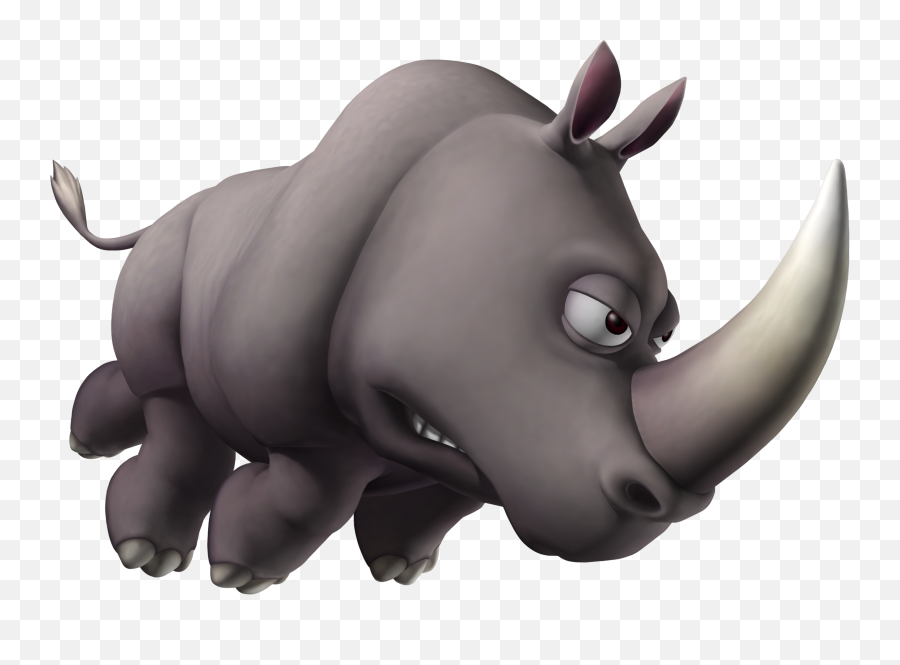 Rambi The Rhino - Boss Donkey Kong Country Returns Png,Rhinoceros Png