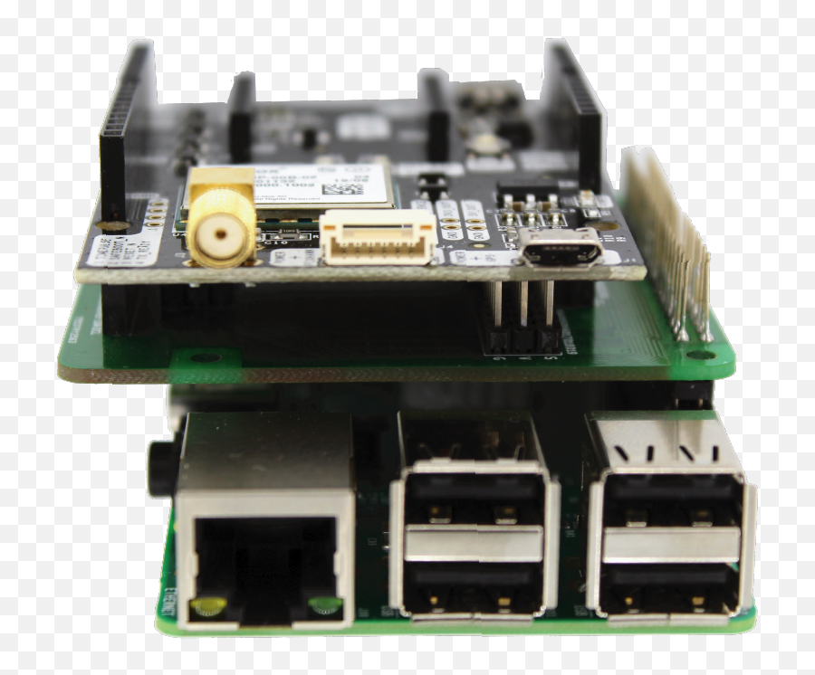 Simplertk2b To A Raspberry Pi - Electronic Component Png,Raspberry Pi Png
