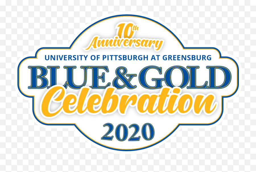 Blue U0026 Gold Celebration University Of Pittsburgh - Language Png,Blue And Green Logo