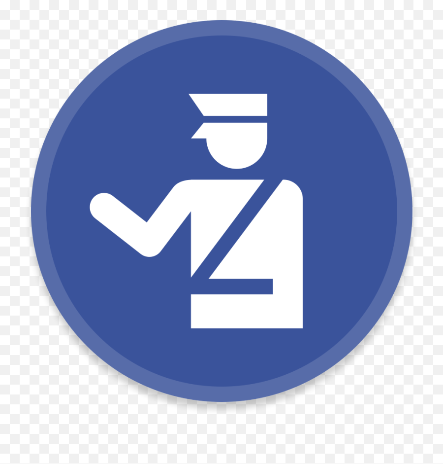 Download Police Icon - Airport Signs Passport Control Full Customs Sign Png,Police Icon Png