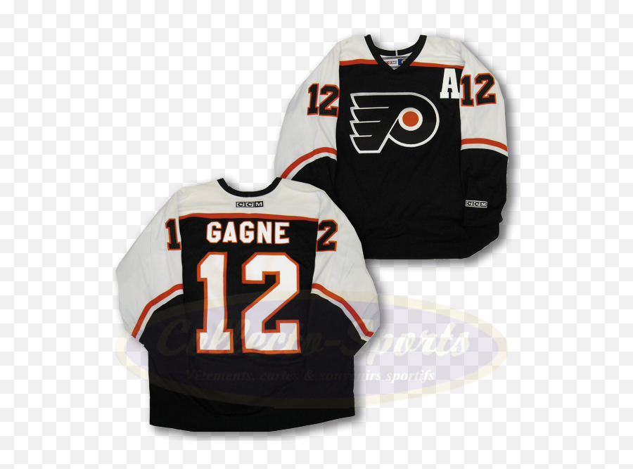 Philadelphia Flyers Logo - Philadelphia Flyers Jersey Png Gagne Black Jersey Flyers,Flyers Logo Png