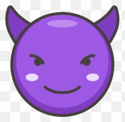 Eye Emoji Png - Smiling Face With Horns Emoji Smile Png