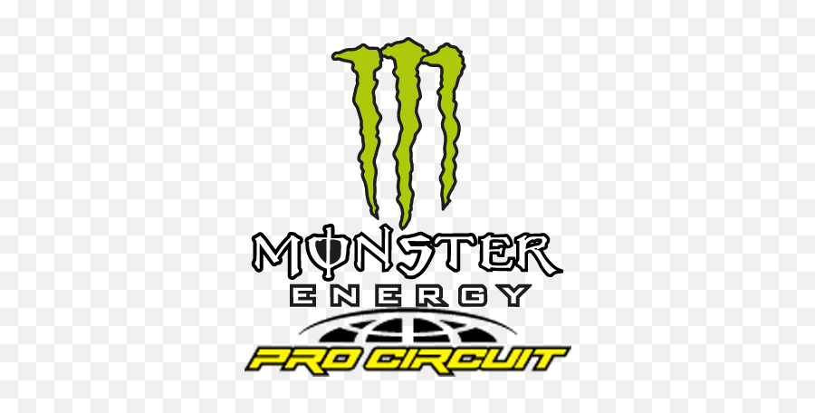 2016 Monster Energy Pro Circuit Kawasaki Virtual Team Edit - Monster Energy Pro Circuit Logo Png,Monster Logo Transparent