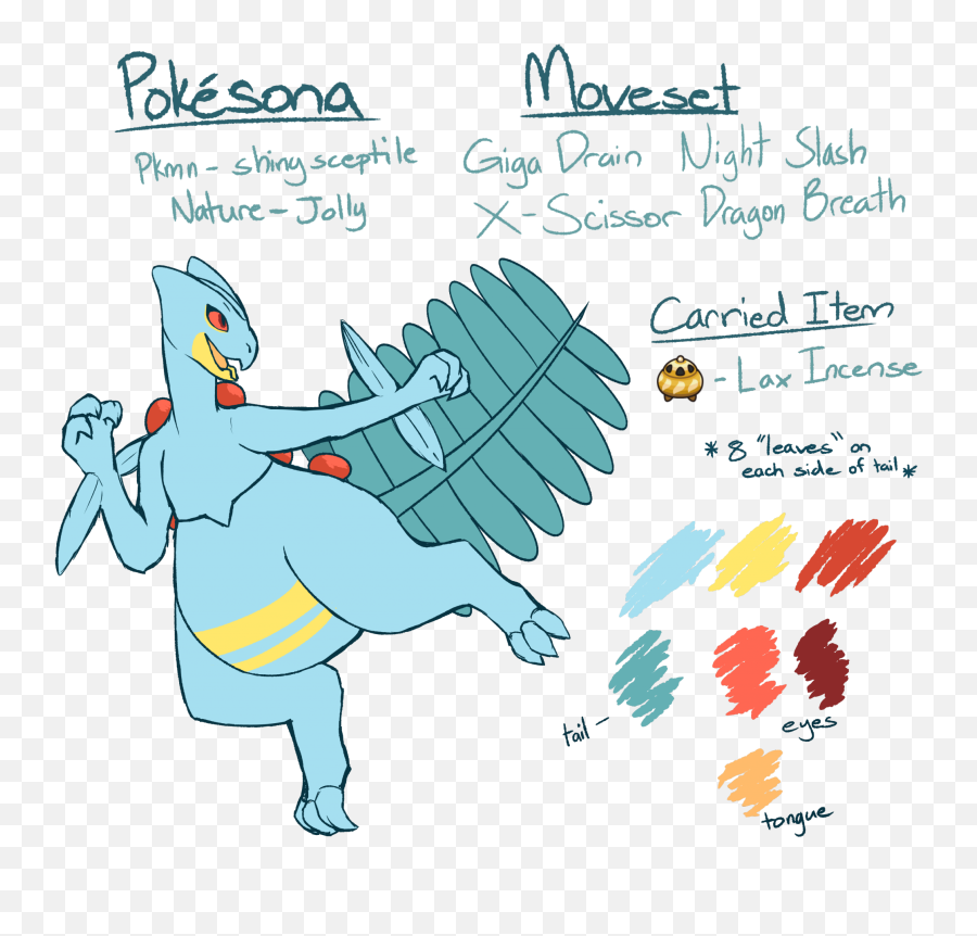 Pokesona Ref Pokécharms Png Sceptile