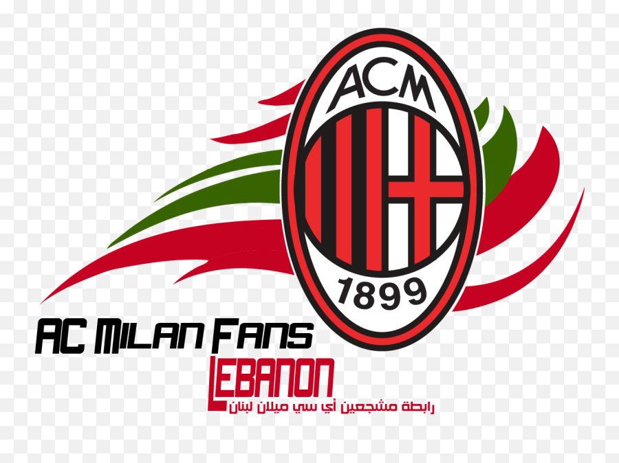 Ac Milan Leb Logo - Logo Ac Milan Png,As Roma Logo