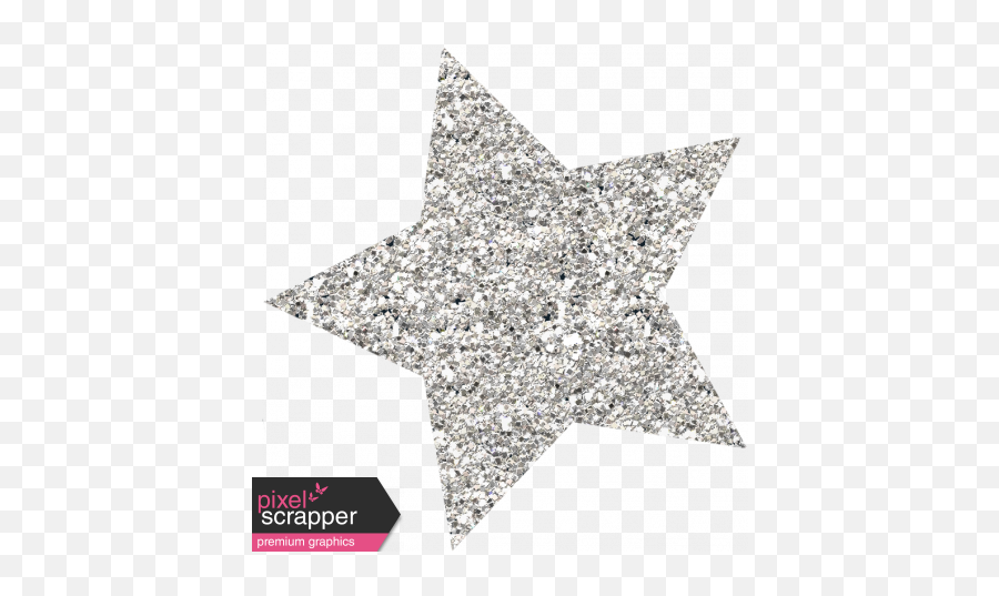 Superlatives Glitter Star 03 Graphic - Silver Glitter Star Png,Glitter Star Png