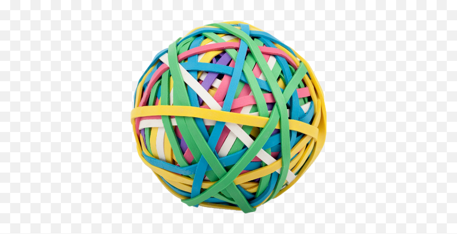 Rubber Band Ball Png Transparent - Horizontal,Rubber Band Png