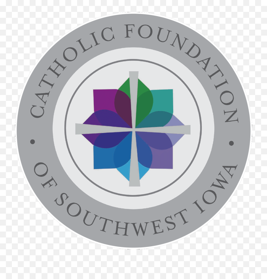 Round - Logo Catholic Foundation Of Southwest Iowa Venn Diagram Worksheet Png,Round Logo