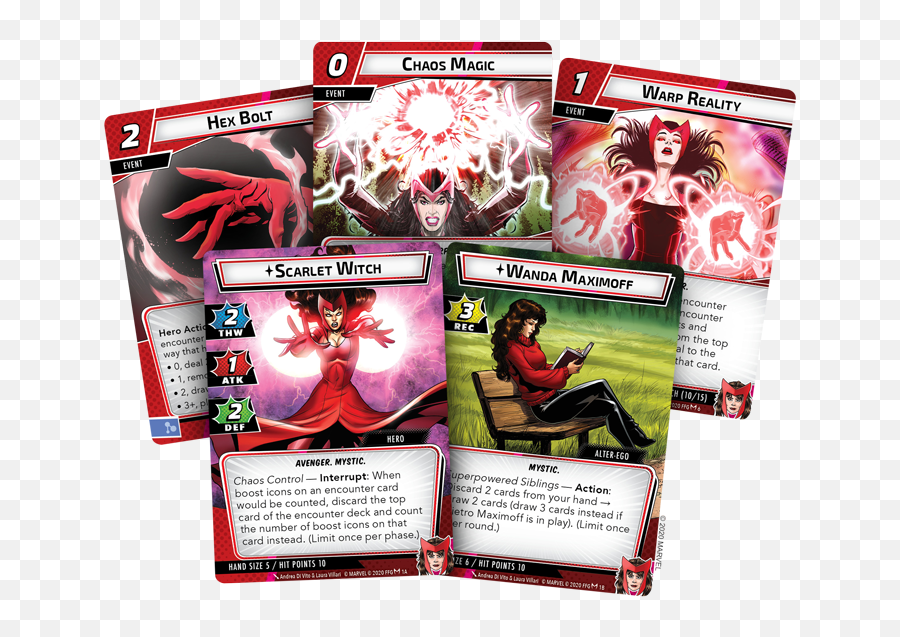 Chaos Magic - Marvel Champions The Card Game Scarlet Witch Png,Wanda Maximoff Png