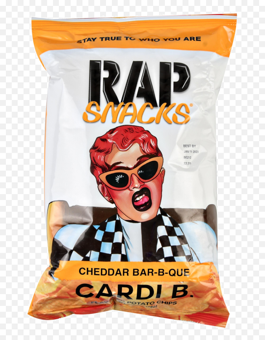 Rap Snacks Cardi B Cheddar Bbq 275oz 78g U2013 Mental Munchies - Rap Snacks Cardi B Cheddar Bar B Png,Cardi B Transparent