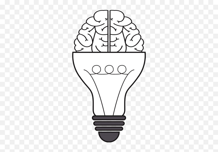 Compact Fluorescent Lamp Png Brain Lightbulb Icon