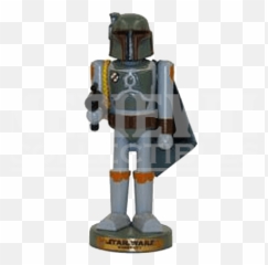 Star Wars Boba Fett Nutcracker - Kurt Adler Boba Fett Robot Png,Boba Png