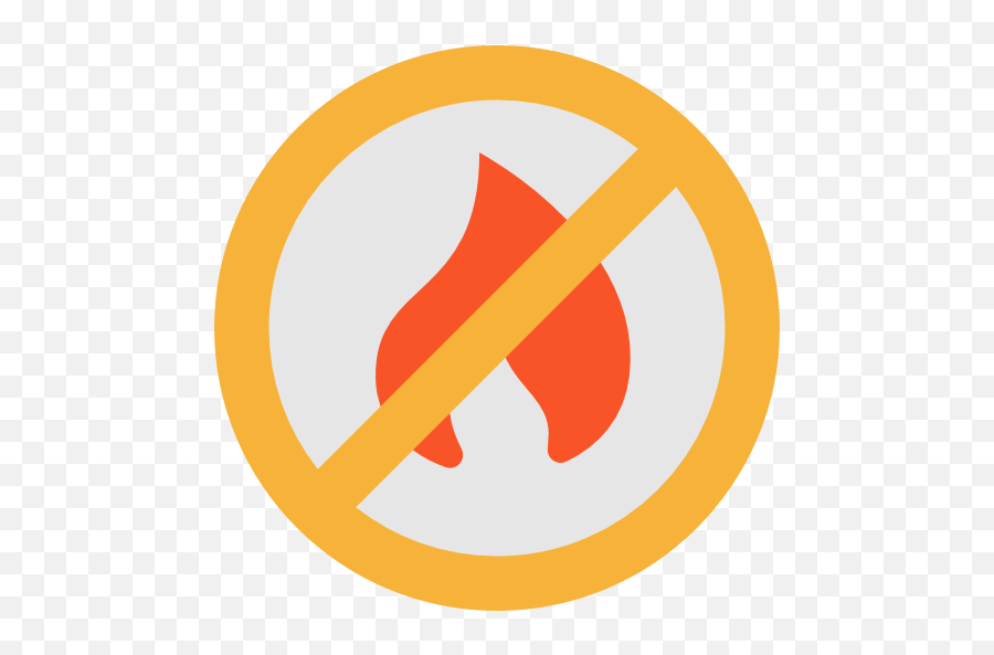 No Fire Allowed - Free Signs Icons No To Fire Png,Fuego Png