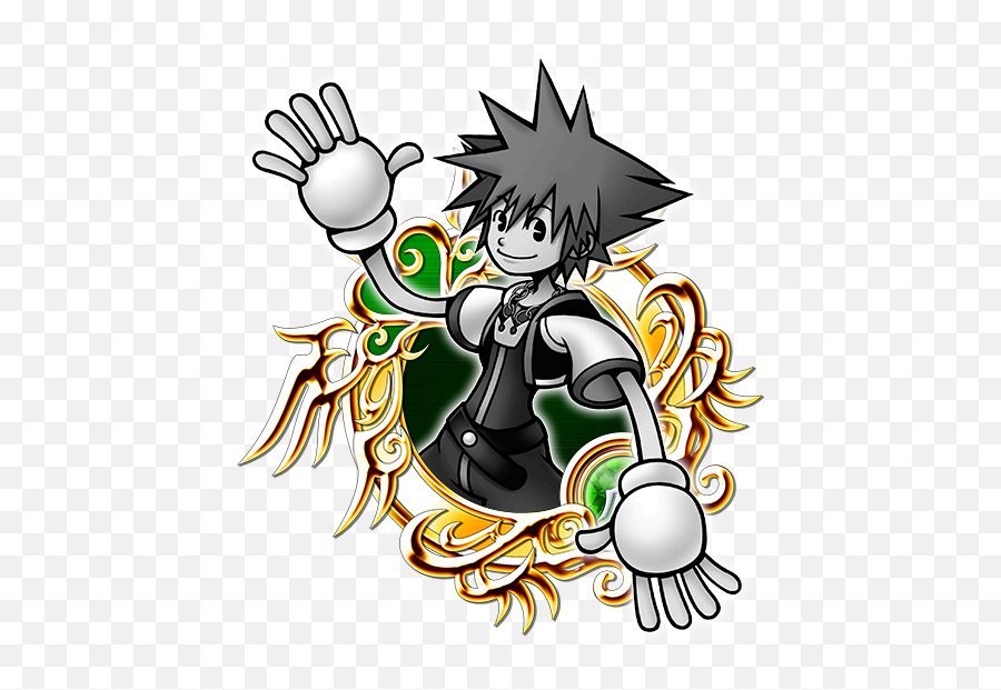 Illustrated Timeless River Sora - Khux Wiki Kh Kairi Png,Roxas Kingdom Hearts Icon