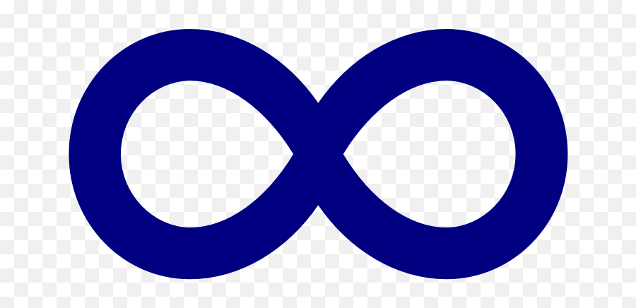 Symbole Infini Bleu Marine Fond Transparent Png - Infinity Sign Lavender,Icon Gratuites Libres De Droit