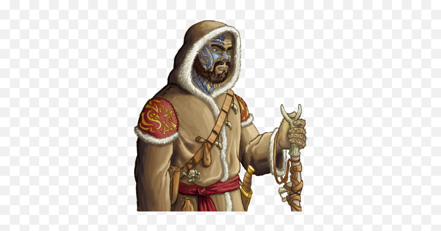 Orcish Warlock - Wesnoth Units Database Fictional Character Png,Orcish Companions Icon