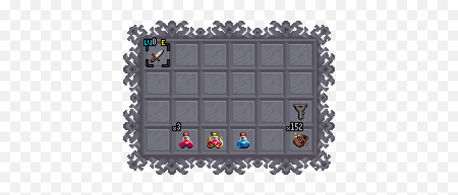 Swordsman Inventory Pixeljointcom - Dot Png,Rpg Warrior Icon