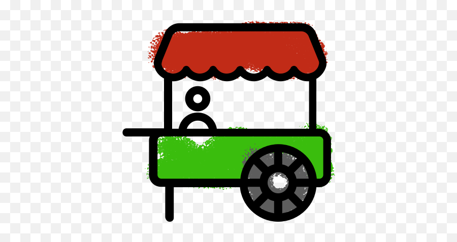 Attendance Details Backpack Bash - Horizontal Png,Food Cart Icon