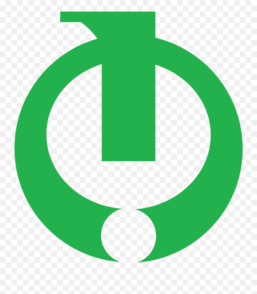 Filesymbol Of Kashiwa Aomorisvg - Wikipedia Vertical Png,Power Icon Green