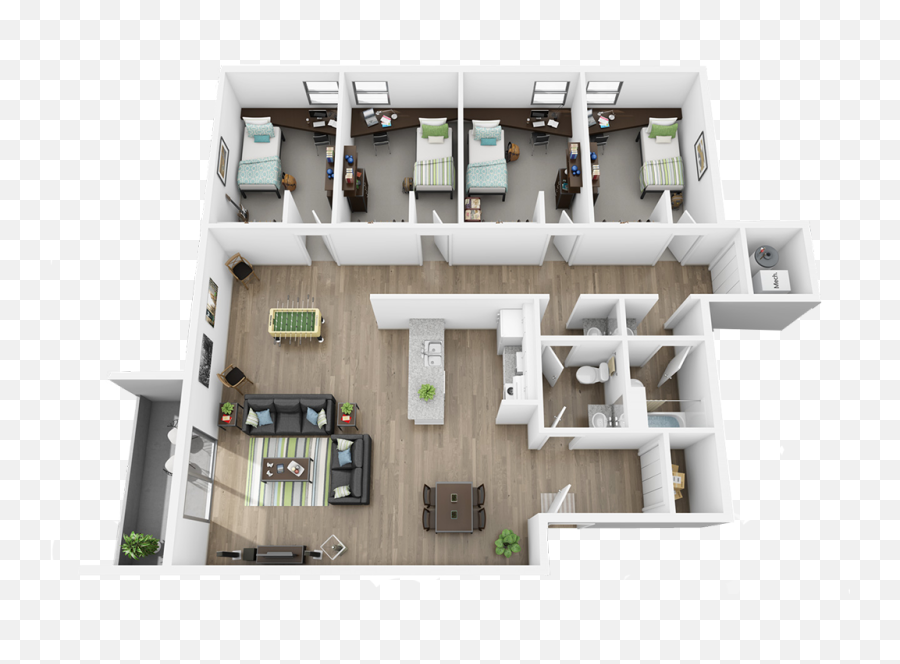 Apartment Floor Plans The Courtyards - Courtyards Gainesville Png,Icon Hewitt Apartment Map