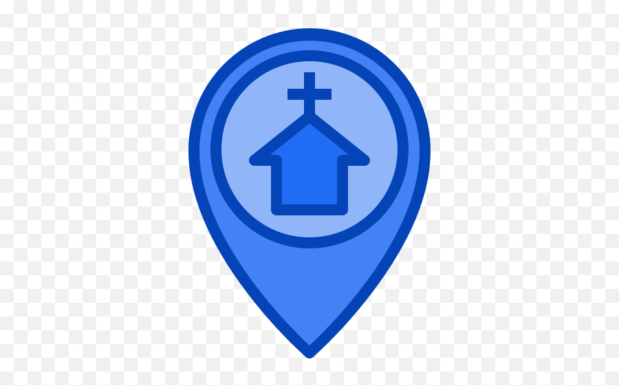 Church - Free Maps And Location Icons Signo De Ubicacion Iglesia Png,Location Icon With Sign