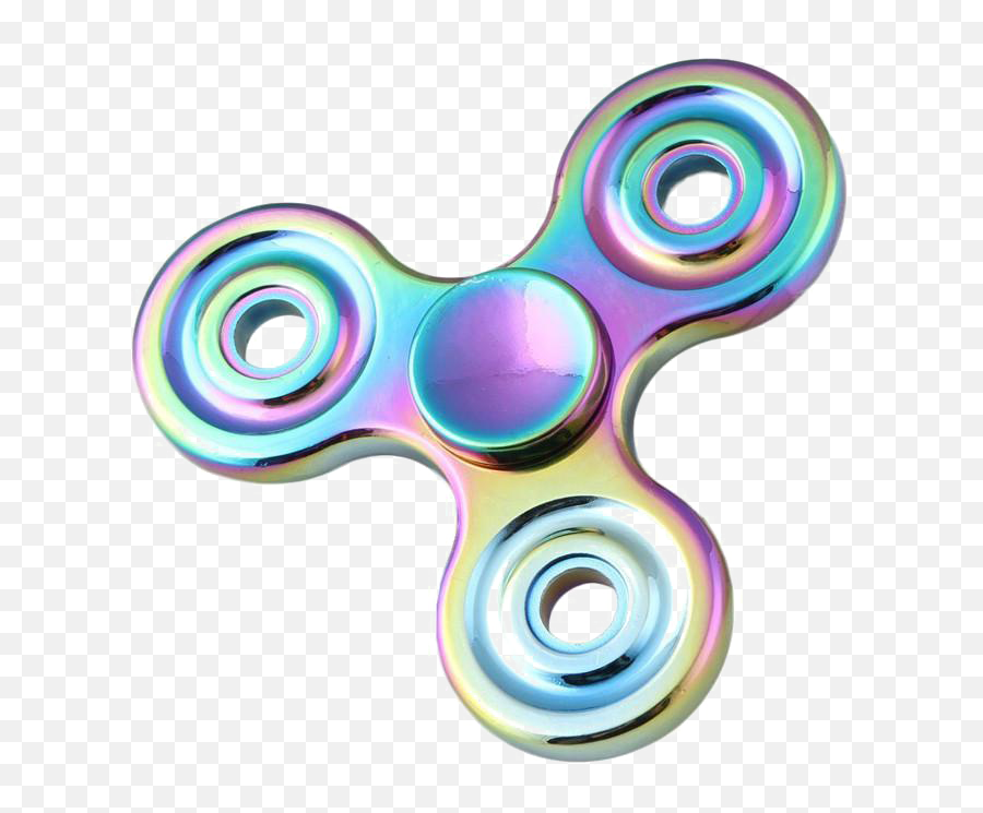 Rainbow Fidget Spinner Transparent Background Png Arts - Fidget Spinner Transparent Background,Fidget Spinner Png