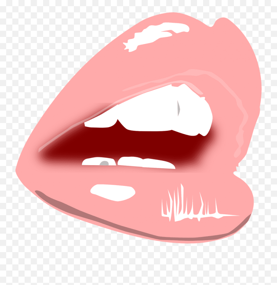 Female Lips Free Vector Graphic - Cute Lips Lips Drawing Png,Pink Lips Png