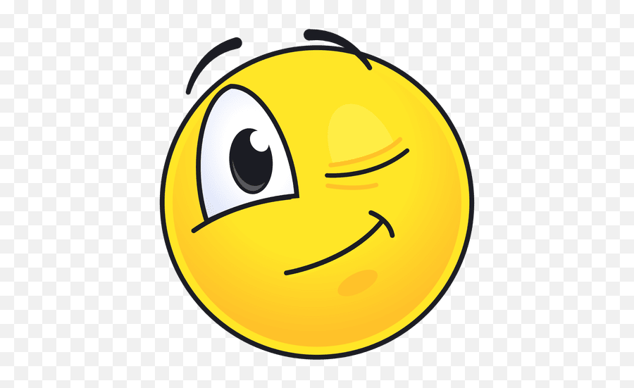 Cute Winking Emoticon Transparent Png U0026 Svg Vector - Sorriso Smile Fundo Transparente,Smileys Icon