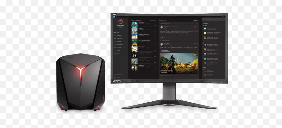 Lenovo Legion Y720 Cube Compact Gaming Tower - Xbox One Streaming Png,Menu Icon K800 Free Download