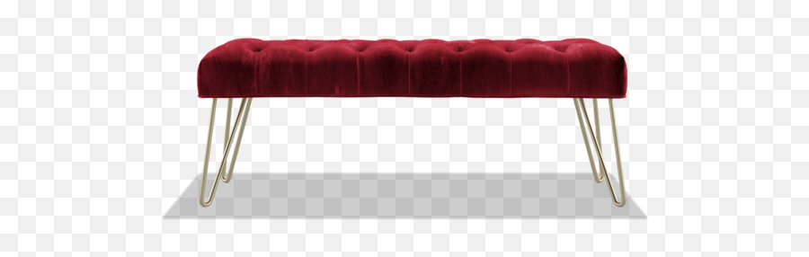 Porsha Red Velvet Tufted Bench Bobu0027s Discount Furniture - Solid Png,Garnet Su Icon