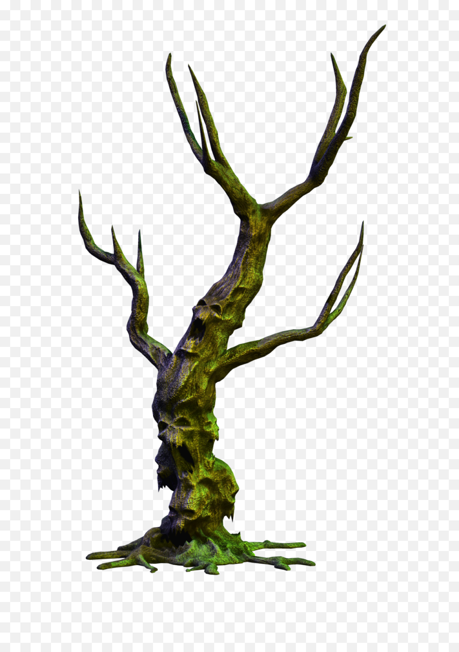 Download Spooky Tree Png Jpg - 3d Old Tree Png,Spooky Tree Png