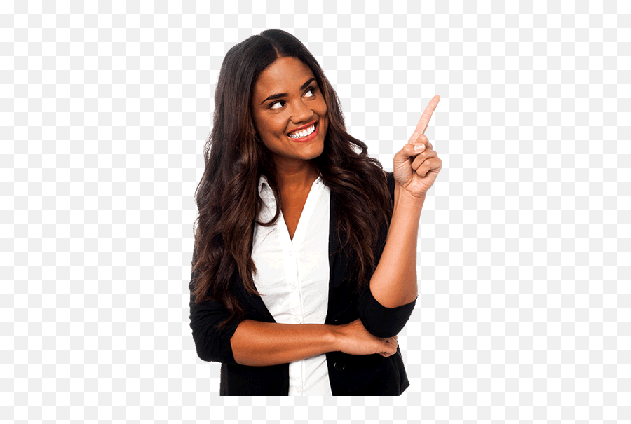 Download Hd Black Women Minister - Woman Pointing Transparent Background Png,Black Woman Png