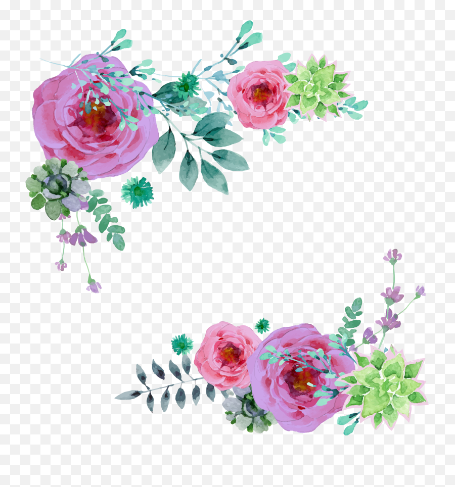 Flowers Clipart Wedding Invitation - Bridal Shower Flower Clip Art Png,Wedding Flowers Png