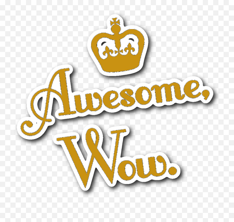 Download Hd Awesome Wow Sticker - Wow Sticker Transparent Hamilton Awesome Wow Png,Wow Png