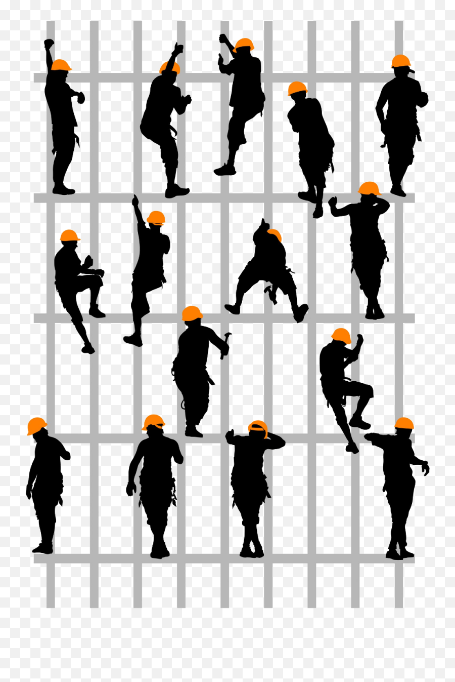 Construction Worker Silhouette Png - Construction Worker,Workers Png