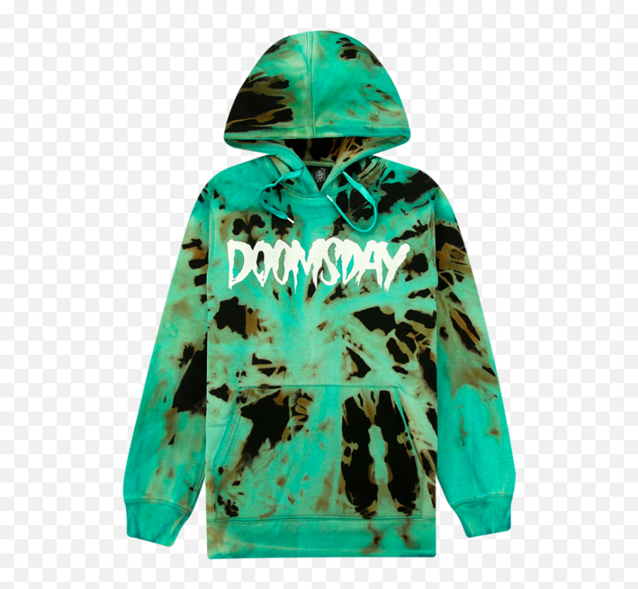 Logo Hoodie Tie Dye - Doomsday Society Srl Felpa Doomsday Png,Doomsday Png