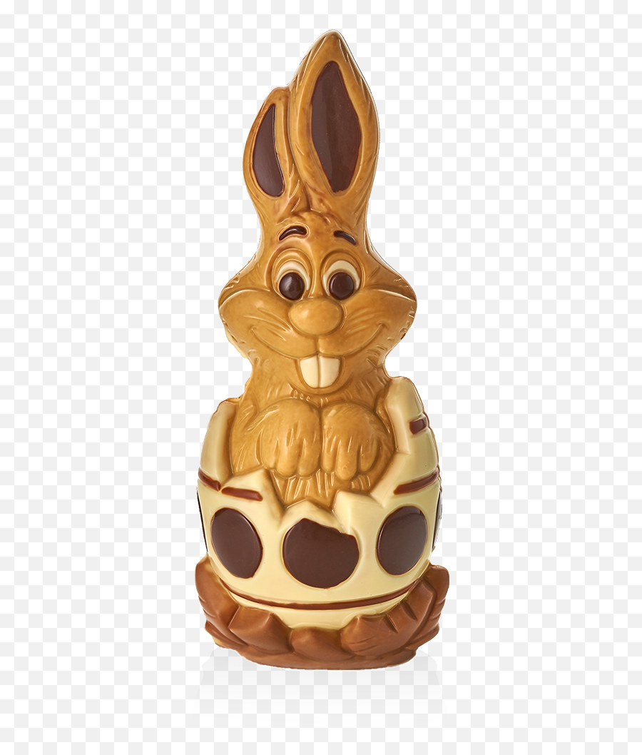 Easter Bunny In Egg - Ghraoui Figurine Png,Chocolate Bunny Png