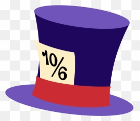 Mad Hatter Hat Png - Mad Hatter Hat Clipart,Mad Hatter Hat Png