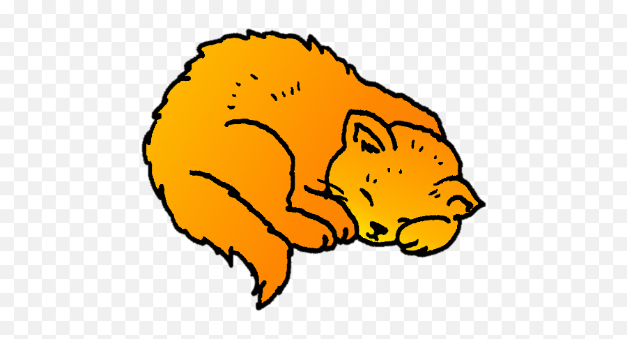 Clipartcotttage - Orange Cat Clipart Png,Orange Cat Png