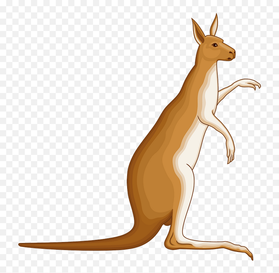Clipart - Australian Coat Of Arms Kangaroo Png,Kangaroo Transparent