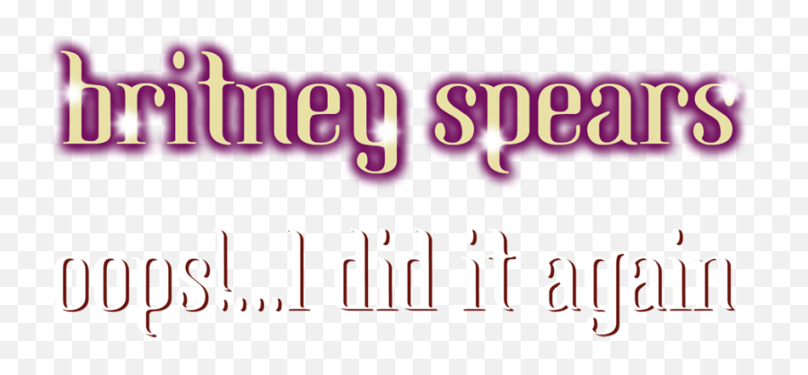 Britney Spears - Britney Spears Oops Logo Png,Oops Png