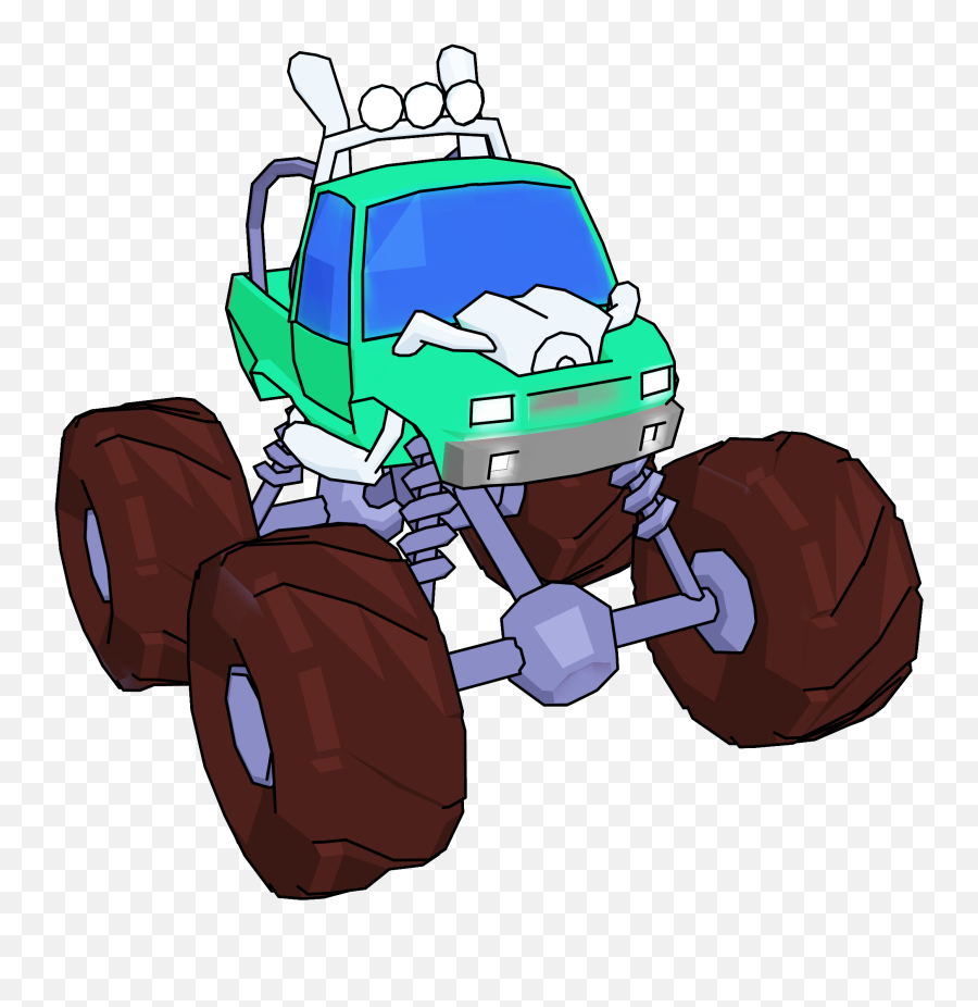 Cartoon Perspective Png Clipart Picture - Kartun Truk Png,Monster Truck Png