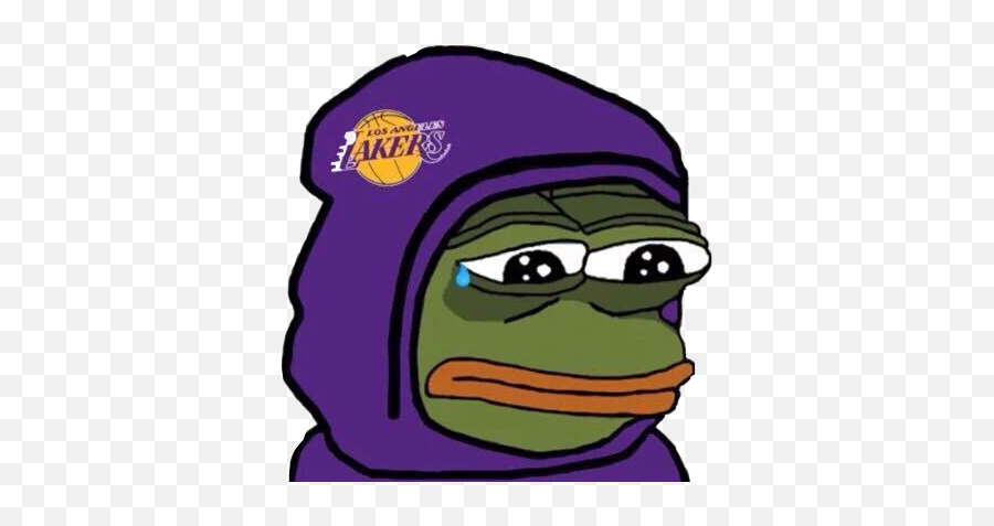 Sad Lakers Pepe Freetoedit - Sad Lakers Pepe Png,Pepe Transparent