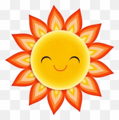 Sunshine Clipart Png - Luau Art Transparent Sol Infantil