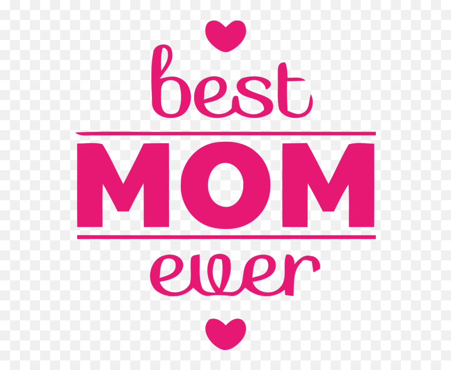 Mothers Day Text Pink Font For Happy - Heart Png,Happy Mothers Day Transparent