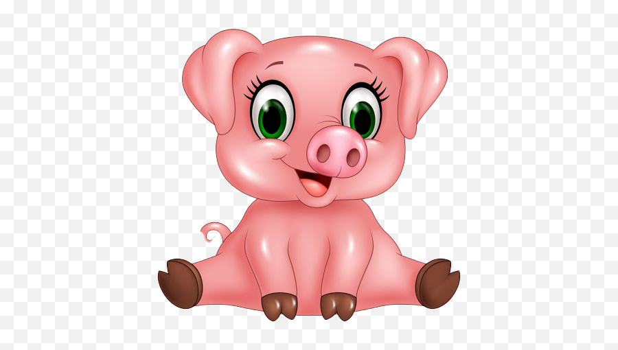 Cute Pig Png Image Transparent - Cute Cartoon Pig Png,Pig Transparent Background